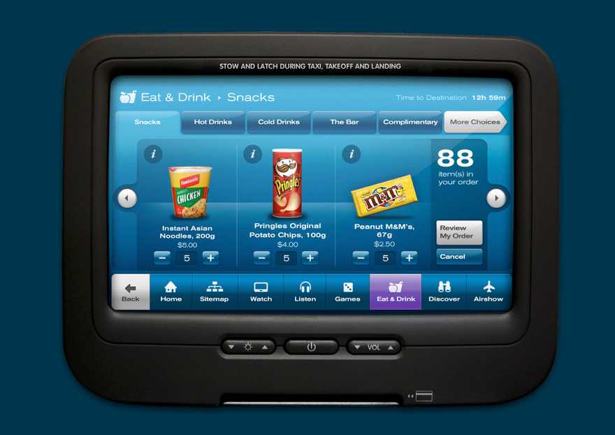 Air New Zealand IFE